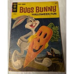 Bugs Bunny Comic Book GOLD KEY NOVEMBER 1965 Halloween Fun Vtg Cartoon Low Grade